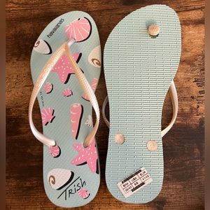 Havaianas x Trish McEvoy size US 8/9